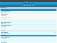Tablet Screenshot of masterslaverp.net